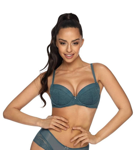 M-3317/11 Polly Biustonosz Push-Up Mat niebieski