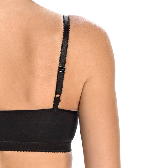 2717 Bianca braletka biustonosz miękki bez fiszbin Teyli - czarny