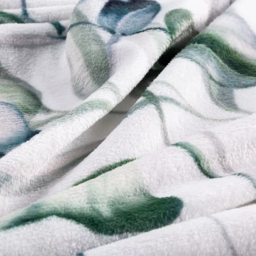 Ellen Koc narzuta liście Eurofirany biały