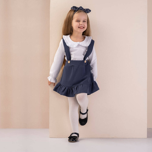 163571 Bluzka z długim rękawem "Magia Świąt" Nicol - biały