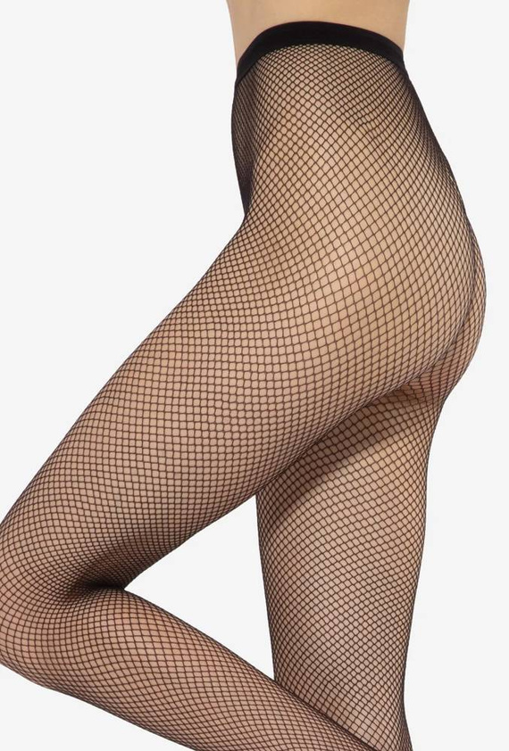 Rajstopy Brigitte 01 Kabaretki - czarny