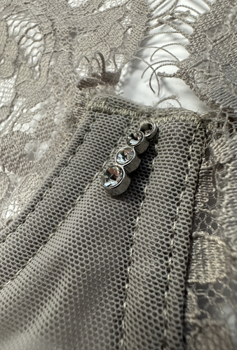 Zovel Body Light Grey Passion szary – eleganckie body damskie