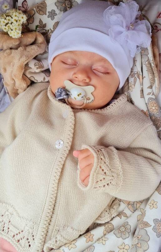 BSW/026 Sweterek ażurowy Marija - beżowy