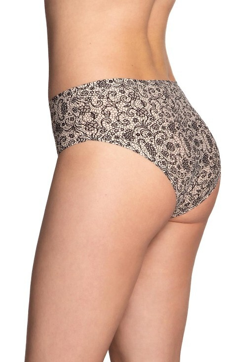 L-POL 5034 BI-N Figi Damskie Lama - beżowe