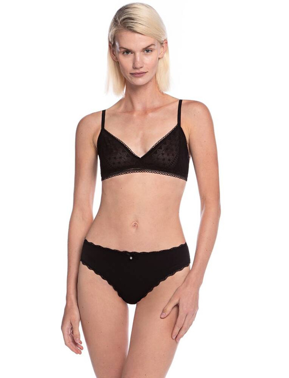 L-1535 BI A'2 Figi Damskie Lama czarny mix kolor