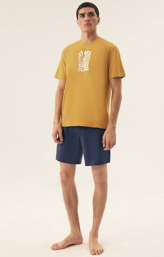 42600 Sun Piżama Męska Henderson - yellow