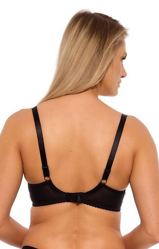 BS 1266 Malene Biustonosz półusztywniany (semi soft) Gaia- czarny