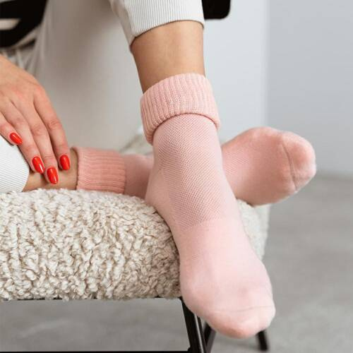 art.127 Fitness Skarpety damskie Półfrotte Steven - 011 różowe