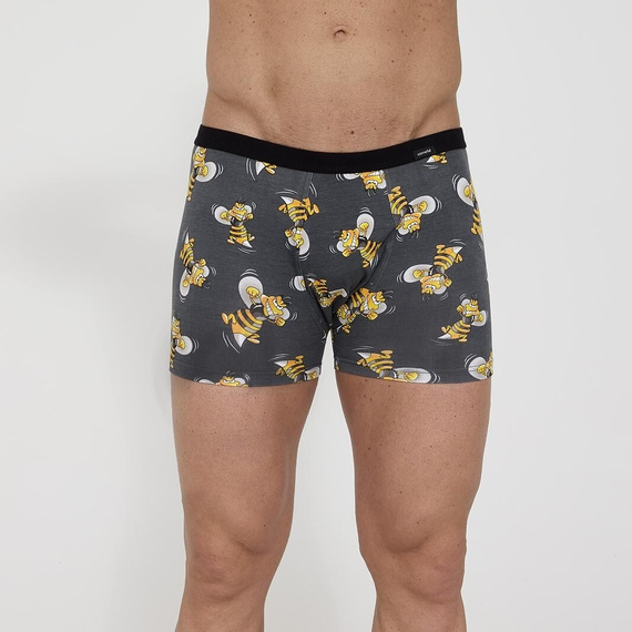 Cornette Tattoo 280/254 Homel – bawełniane bokserki męskie grafit