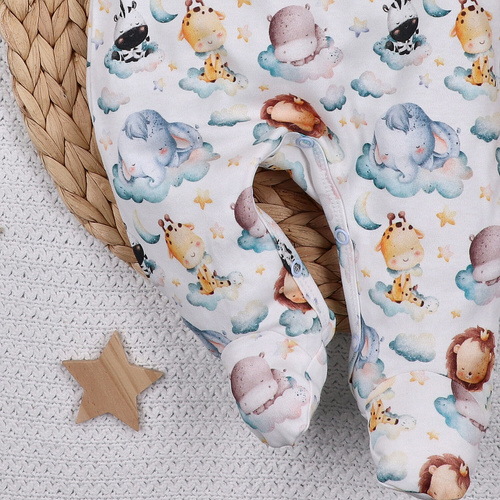 ABN-5607 Śpiochy niemowlęce Little Dreamers Nini z bawełny organicznej – bezniklowe napy, hipoalergiczne, polska produkcja