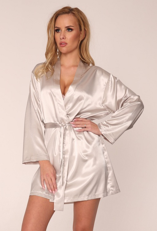 797 Classic szlafrok damski Forex - beżowy