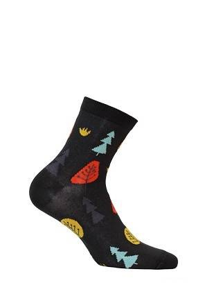 G84.01N Skarpety Damskie wzorowane Gatta 766 white/lurex