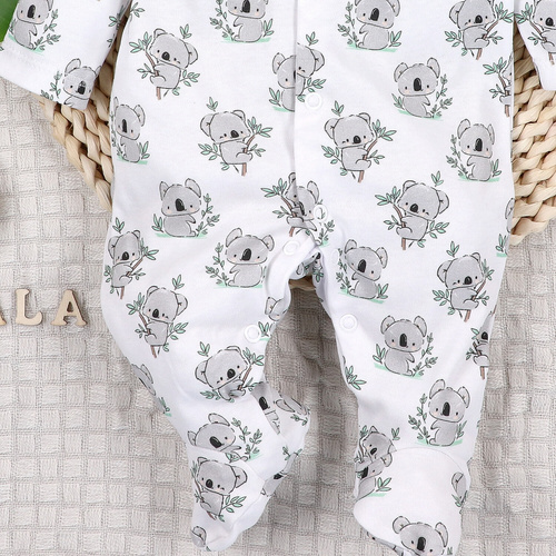 ABN-5206 Pajac niemowlęcy Nini Sweet Koala 100% bawełna organiczna