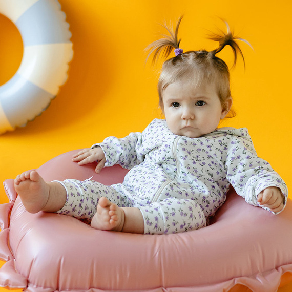 Meadow Pajac dresowy z kapturem Eevi - ecru