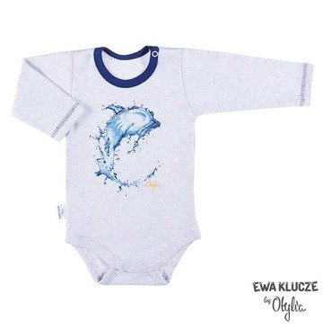 Body niemowlęce  "LITTLE CHAMPION" dla chłopca Ewa Klucze melanż