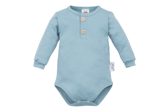 03221TD "SWEET DREAMS" Body guzik polo Makoma turkusowy