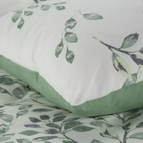 Clarissa Pościel z mikrofibry liście Desing91 zielony