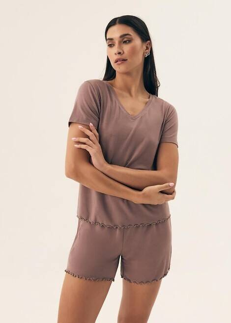 42679 Noves Piżama Damska Henderson - golden brown