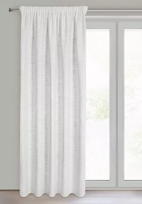 Rosi Zasłona na taśmie Eurofirany srebrny