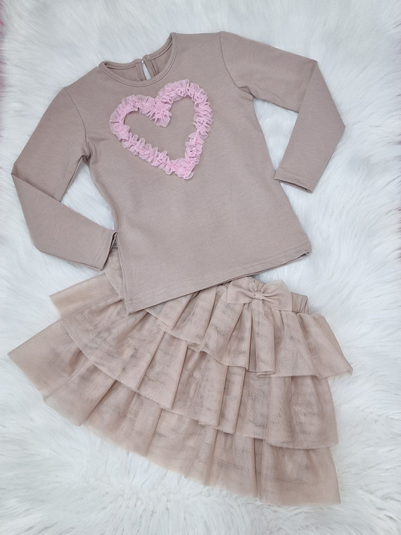 Mia Spódniczka tiulowa Bambarillo beżowy