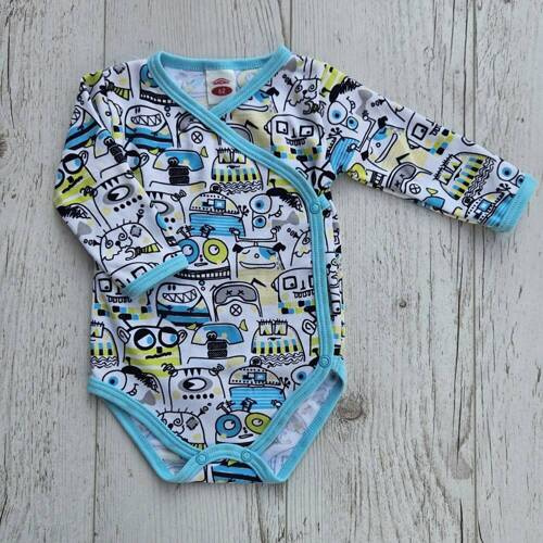 03248 "Cosmos" Body dzidziuś z długim rękawem Makoma