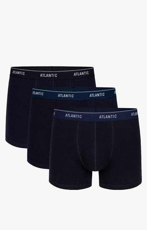 3MH-179 A'3 Bokserki męskie Atlantic niebieski-granatowy-kobalt