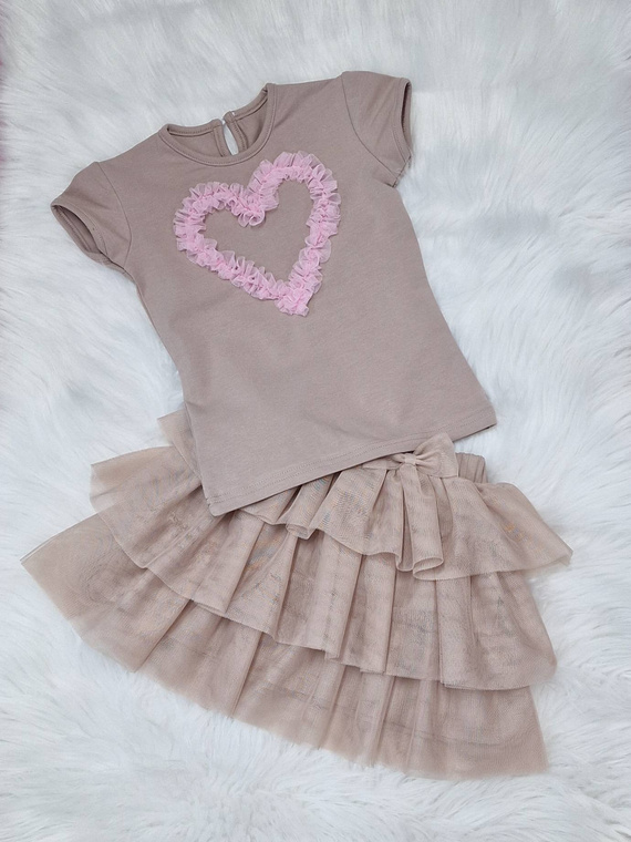 Mia Spódniczka tiulowa Bambarillo beżowy