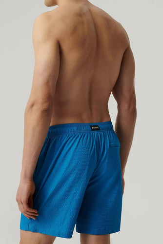 KMB-226 Kąpielówki męskie Atlantic- niebieski