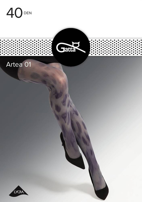 Artea 01 Rajstopy 40 den Gatta - grigio