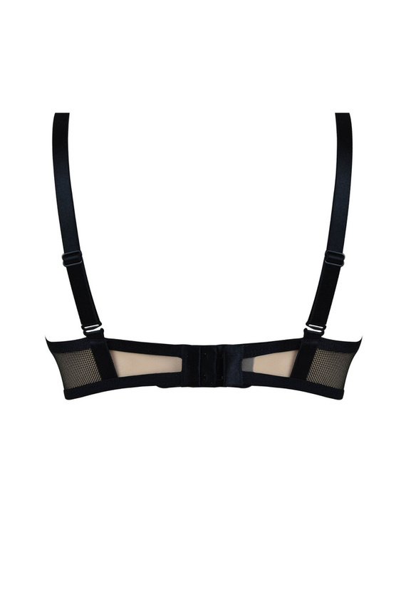 19200 Piano Biustonosz push up Mediolano czarny