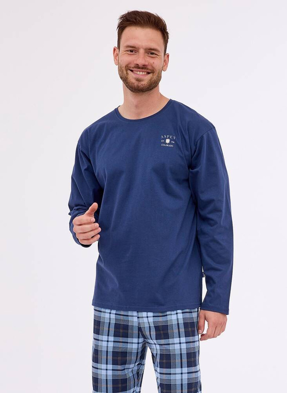 124/263 Aspen Piżama męska Cornette jeans
