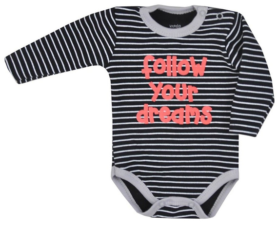 Body niemowlęce "BORSUK" Koala czarne