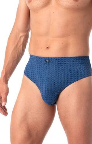 MPC 813 Slipy męskie 2-pak Key - niebieski-granatowy