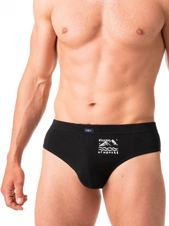 MPP 777 Slipy męskie 2-pak Key- czarny szary