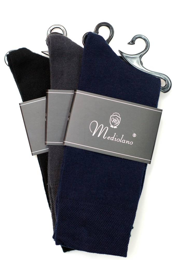 Skarpety męskie garniturowe Mediolano czarny