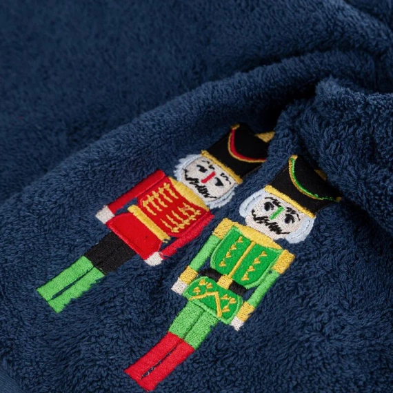 Peter ręcznik świąteczny dziadek do orzechów Eurofirany granatowy