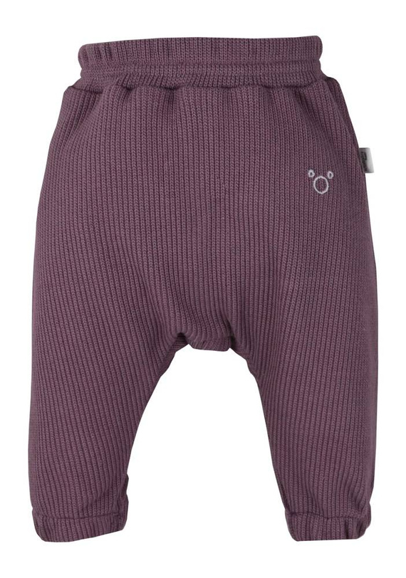 Pure Spodnie bawełniane Koala - śliwka
