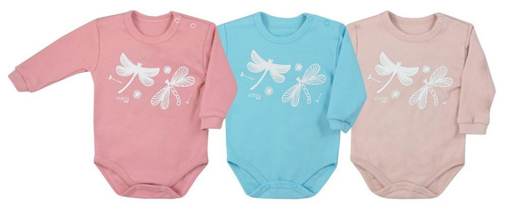 Body niemowlęce "WAŻKA" Koala- niebieski