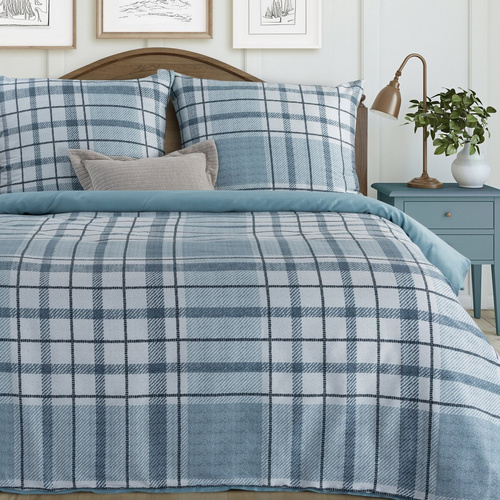 Eurofirany SPRING 95 pościel satyna bawełniana 100% krata Oeko-Tex