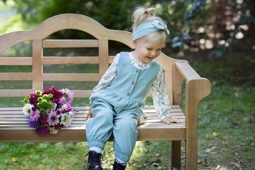 "My Garden" Ogrodniczki niemowlęce Pinokio - mięta