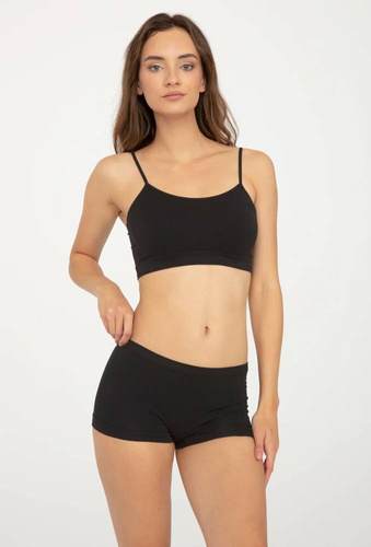 41636 figi seamless cotton SHORT GATTA - biały