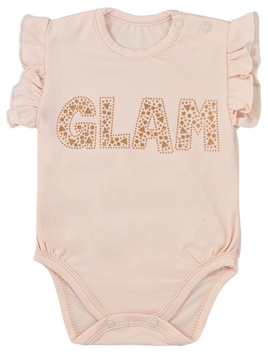 Body niemowlęce krótki rękaw "GLAM LATO" Koala- szary