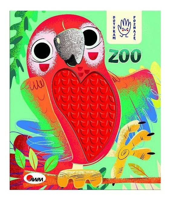 MO126-2 "Dotykam, poznaję - zoo" Książka sensoryczna Awm Wydawnictwo