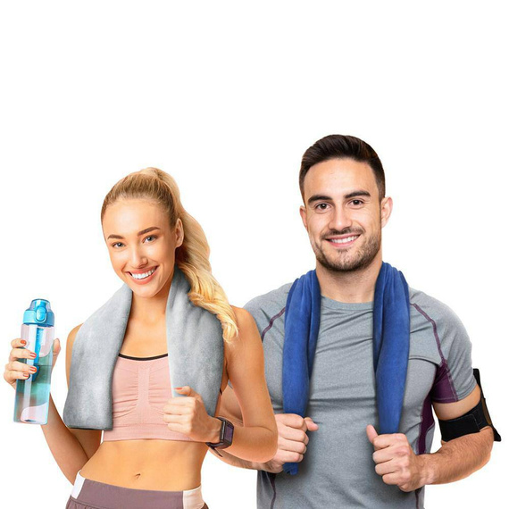 Active Ręcznik szybkoschnący z mikrofibry Spod Igły i Nitki musztardowy