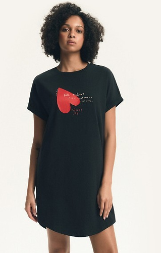 Koszula nocna Elain 44496 Henderson – 100% bawełna, serduszka