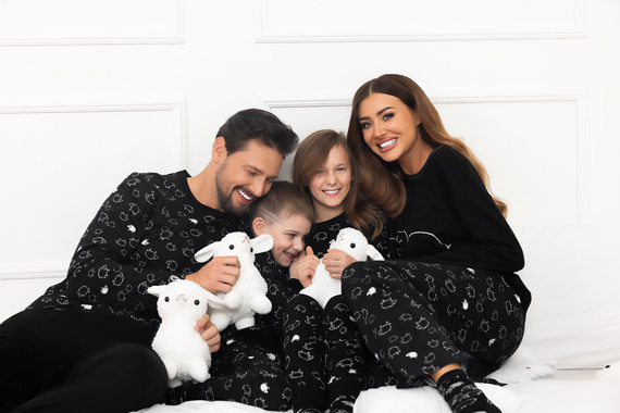 Piżama dziecięca Wito – MEGA SOFT bawełna, owieczki, długi rękaw i spodnie Italian Fashion 