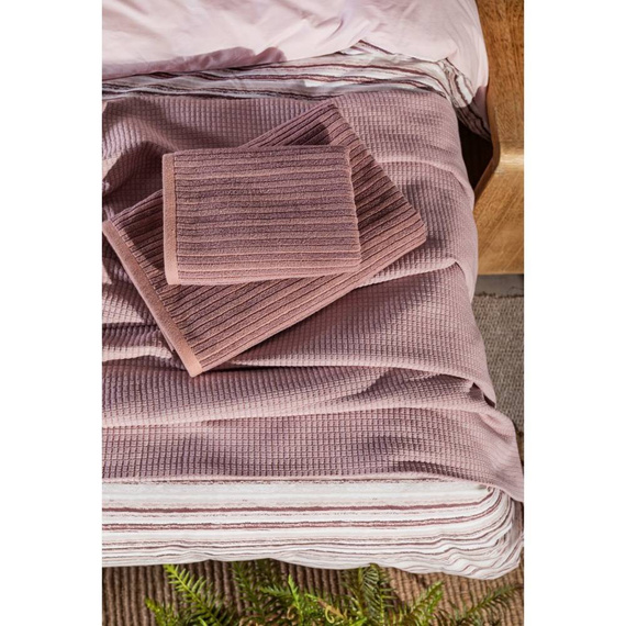 Avinion Ręcznik bawełniany Eurofirany pudrowy/liliowy