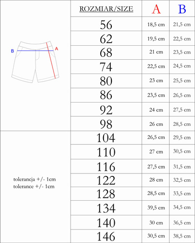 214187 Muki Krótkie spodenki Nicol