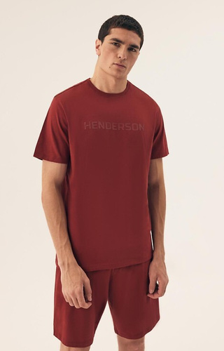 42626 Daft Piżama Męska Premium Henderson - red