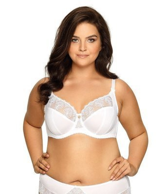 1922 Miękki Biustonosz MAXI Ava biały